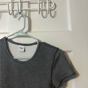 TNA Charcoal Textured Top